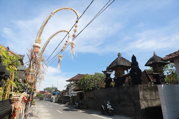 Типичная улица острова